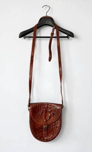 Mulberry congo leather saddle - mulberry,