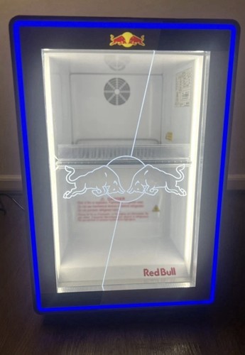 New red bull mini fridge - new, gdc