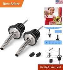 2PCS Stainless Steel Pourers
