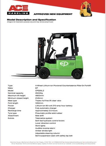 New lithium ion container - new, lithium-ion