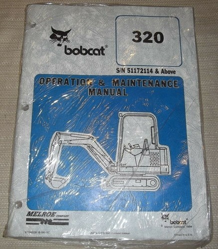 Bobcat 320 mini excavator - bobcat,