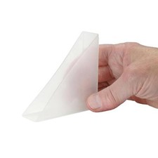 Glass Corner Protectors 8mm White Plastic x 4 to 500