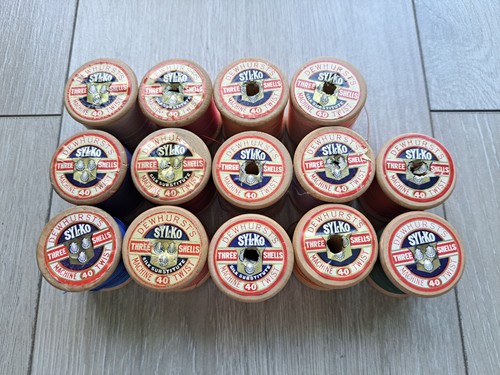 Vintage sylko cotton reels - 14,