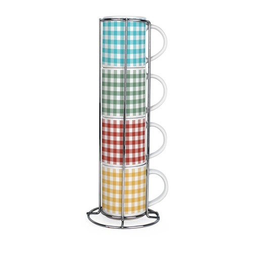 Gingham check small - gingham, stacking
