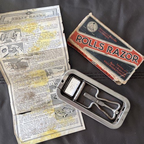 Vintage rolls razor shaving - razor,