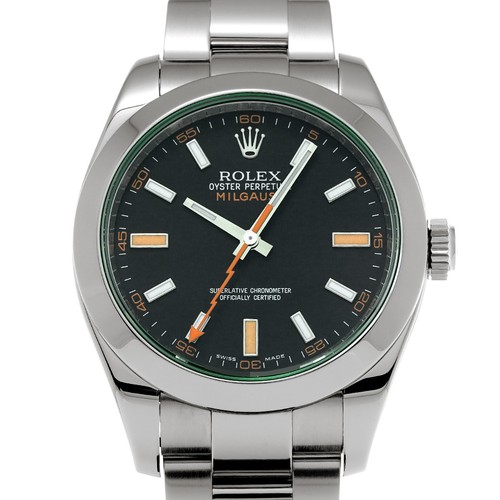 Rolex milgauss 116400gv - rolex, black