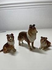 Vintage Ceramic Collie Dog