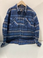 Men Flannel Shirt Plaid Work