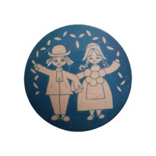 Lea Stein Signed Serigraphy  brooch.  An unusual design.  Excellent selection.