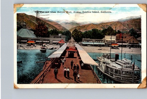 Postcard pier and - pier, bottom