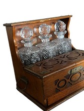 3 Decanter Tantalus Cabinet