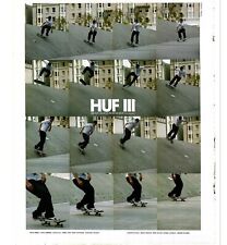 PSK15 SKATEBOARDING PICTURE/ADVERT 11X9" DVS SHOES THE HUF III