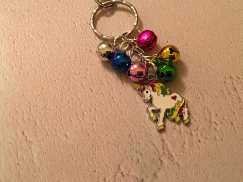 Rainbow unicorn bell - unicorn, bag
