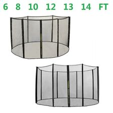 REPLACEMENT TRAMPOLINE SAFETY NET ENCLOSURE SURROUND 6FT 8FT 10FT 12FT 13FT 14FT