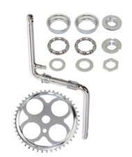 4 HOLE ORIGINAL SCHWINN STYLE BICYCLE 46T SPROCKET, 6 1/2 CRANK & BOTTOM BRACKET