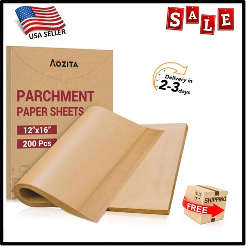 200 pcs unbleached parchment - pcs,