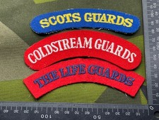 3 x British Army Guards Regiment Shoulder Titles
