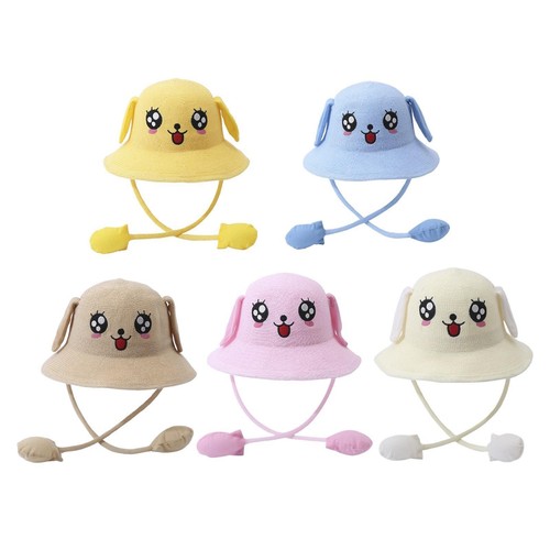 Rabbit ear sunshade straw - rabbit,