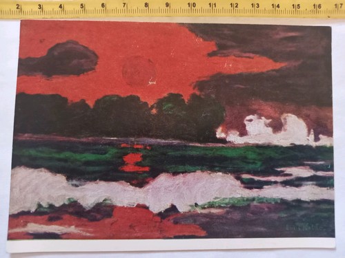 Vintage modern art postcard - art,