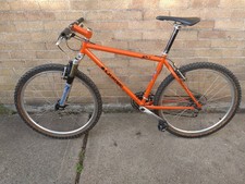 Refurbed 1998 Orange P7  17" Mountain Bike w/ Marzocchi Bomber Atom Race Forks