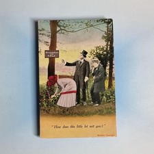 Comic Postcard 1912 Lady Bends
