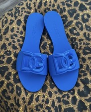 Blue Dolce & Gabbana Slides