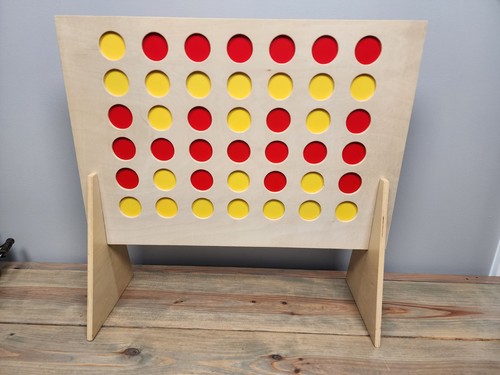 Giant connect four game - game, wooden