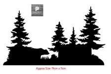 Mountain Forrest Vinyl Sticker