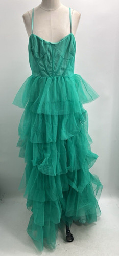 Lulus women ruffle - lulus, green