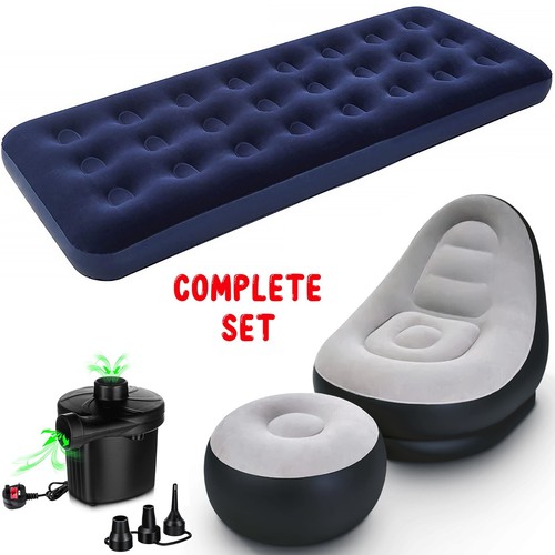 Inflatable single air bed - inflatable,