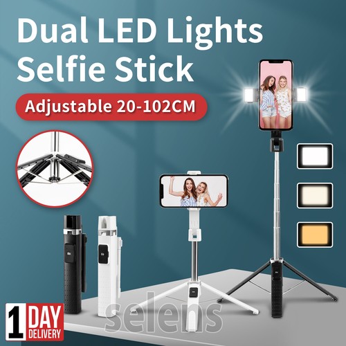 Selfie stick tripod - tripod, light