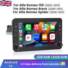 DAB+ Carplay Android 13 Car Stereo Radio GPS Nav For Alfa Romeo Spider Brera 159