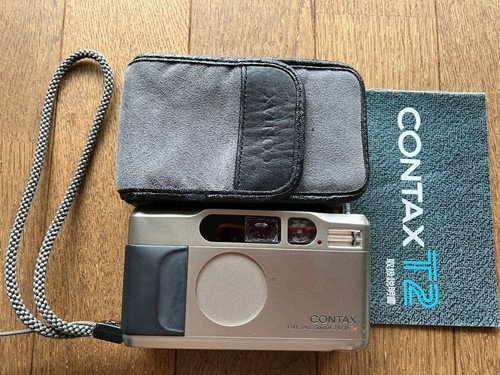 Contax with case - contax, t2