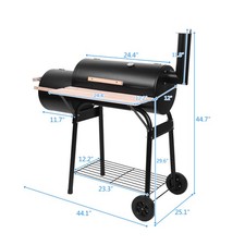 Oil Drum Charcoal Grill