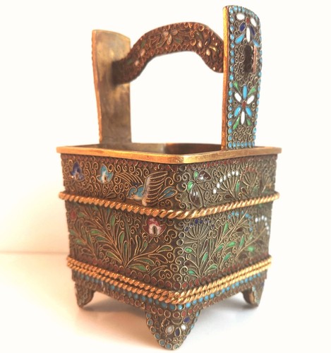 Russian kovsh gilded - kovsh,