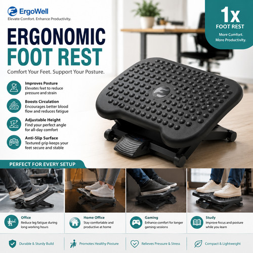Adjustable office foot - adjustable,