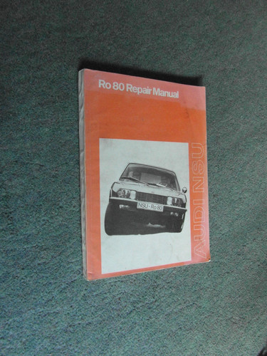 Nsu ro80 audi workshop - nsu, repair