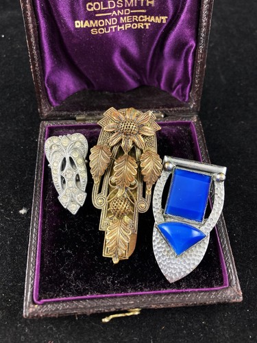 Antique set three dress - of,