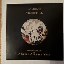 Coldplay Violet Hill 7" Vinyl UK 2008 Parlophone / NME Promo