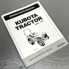 Operators Manual for Kubota