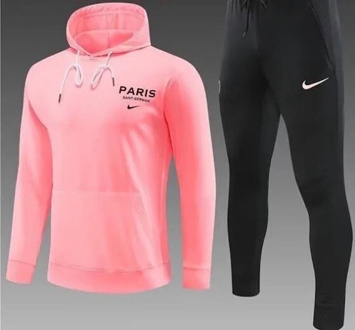 Black pink psg tracksuit - black,