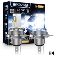H4 HS1 LED Headlight Bulbs For