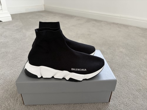 Balenciaga black sock trainers - black,