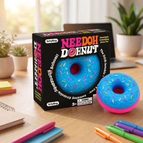 Egg donut squeeze toy stress - donut,