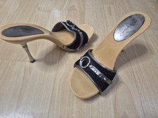 Fancy metal heeled sandals -