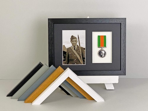 Military medal display frame - military,