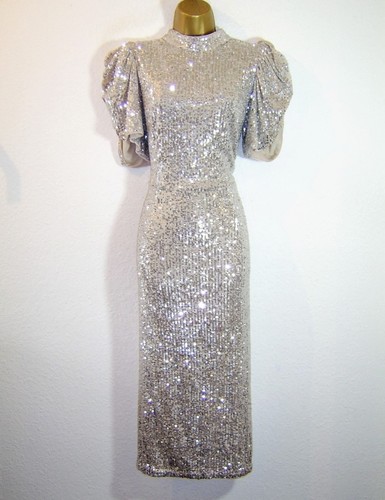 Beautiful silver sequin - h&m,