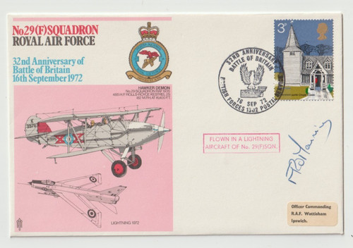 1972 flown cover - 16/9/1972, gb