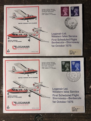 Loganair first scheduled - loganair,