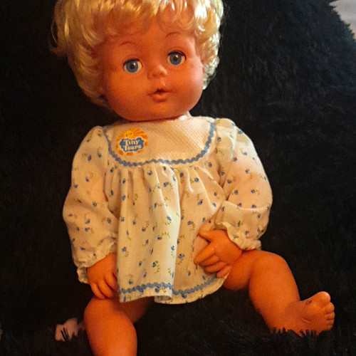Tiny tears baby doll blonde - tears,